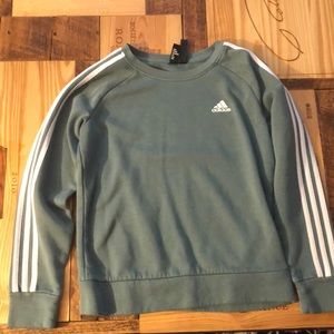 Adidas Green Crew Neck